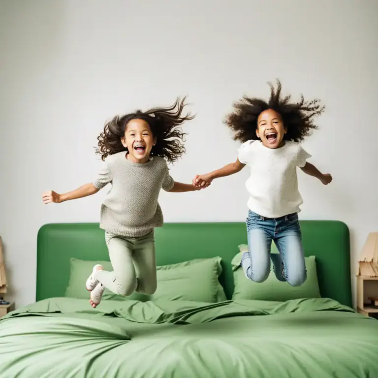 Visual representation of "be jumping up and down" - Literally jumping, moving rapidly up and down from the surface, repeatedly and quickly