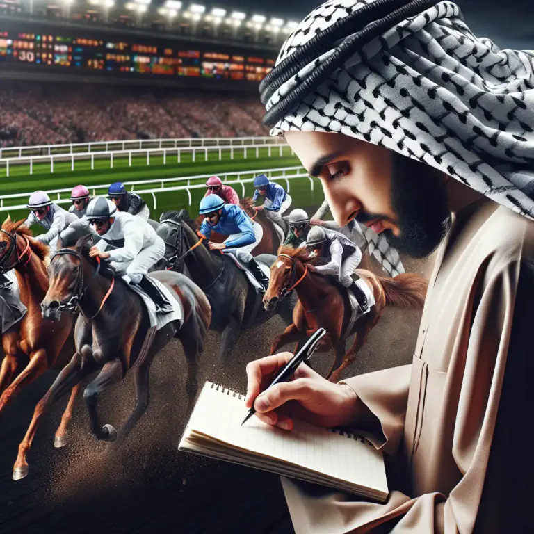 Visual representation of "book" - A record of bets placed on a horse race or other event.
