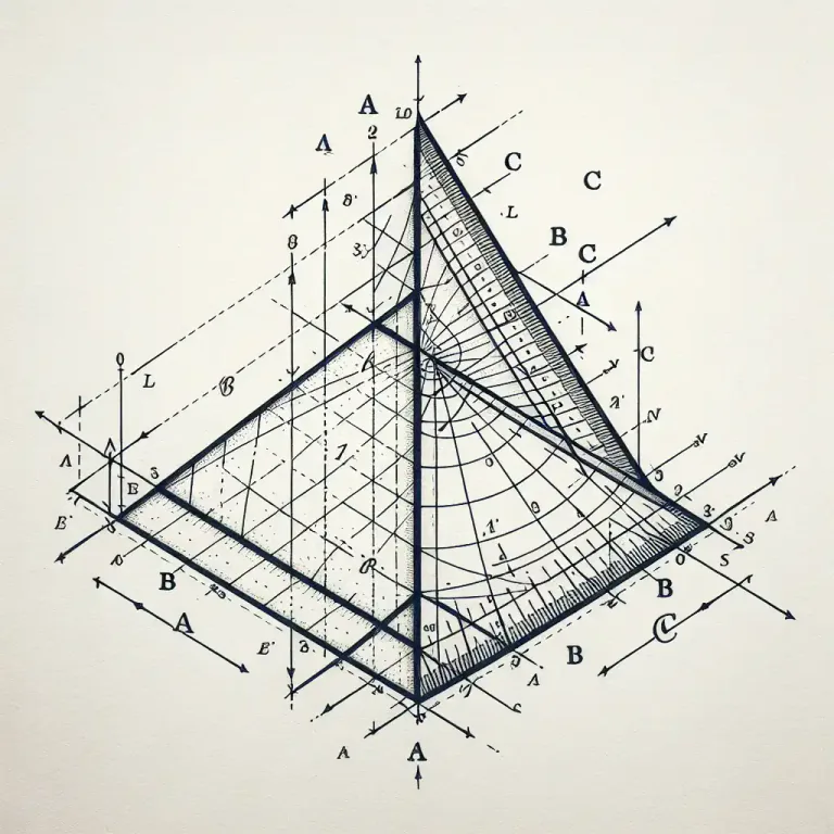 Visual representation of "bisect" - In geometry, to draw a line that passes through the midpoint of a line segment or an angle.