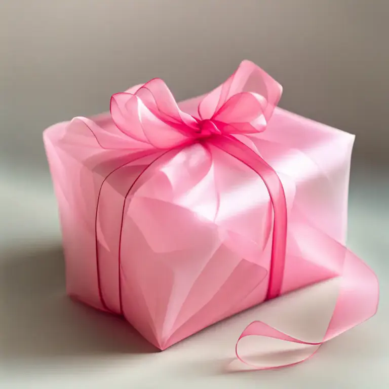 Visual representation of "tissue" - A piece of soft, translucent paper used for wrapping or packing delicate articles.