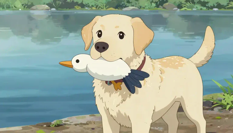Visual representation of "labrador" - A type of dog that is known for its good nature and ability to retrieve game. It's often used as a guide dog or in water rescue.