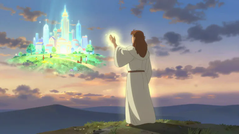 Visual representation of "prophesy" - to say that a specific event will happen in the future, especially due to divine inspiration.