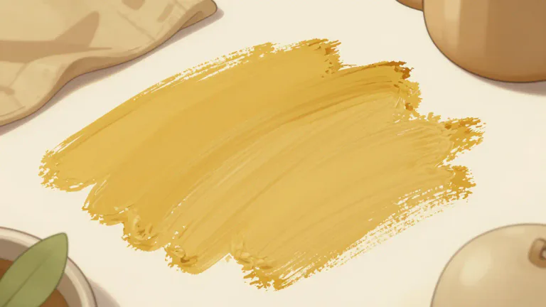 Visual representation of "mustard" - Referring to the color similar to yellow or light brown