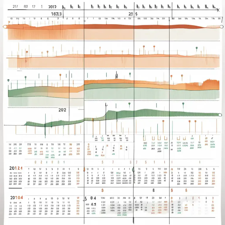 Visual representation of "longitudinal" - In research, a study that occurs over a long period of time.