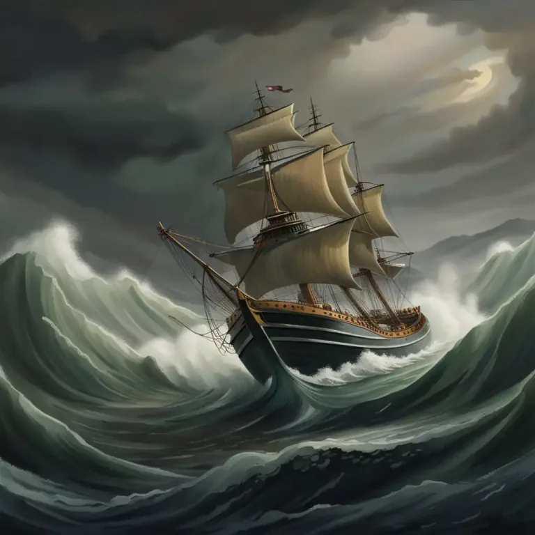 Visual representation of "stay the course" - In maritime navigation, to continue on the same path