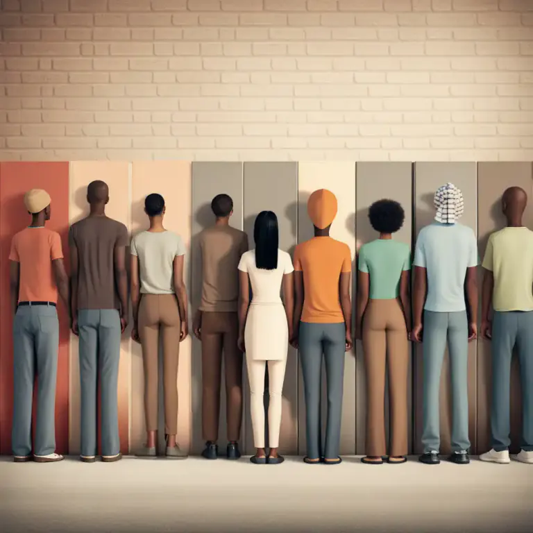 Visual representation of "inequality" - Inadequate or unequal treatment of people or groups because of their race, religion, gender, or other characteristics