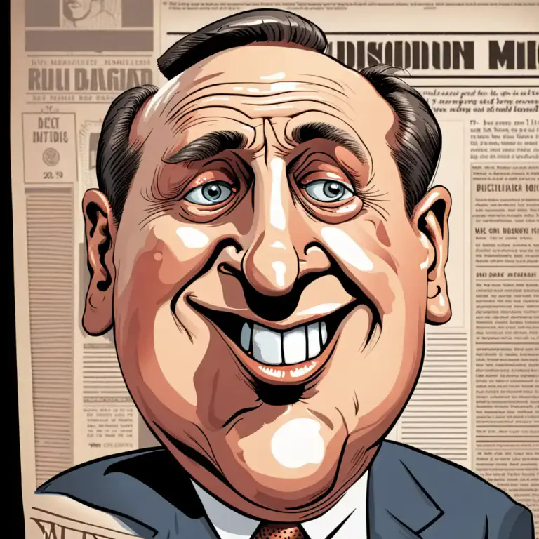 Visual representation of "caricature" - To create such exaggerated pictures or descriptions.