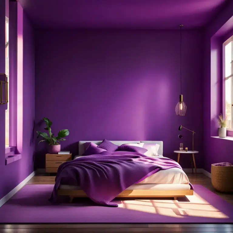 Visual representation of "amethyst" - A violet or purple color