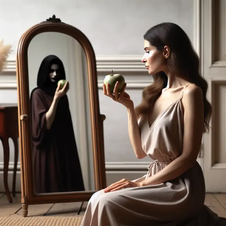 Visual representation of "jihad" - The spiritual struggle within oneself against sin.