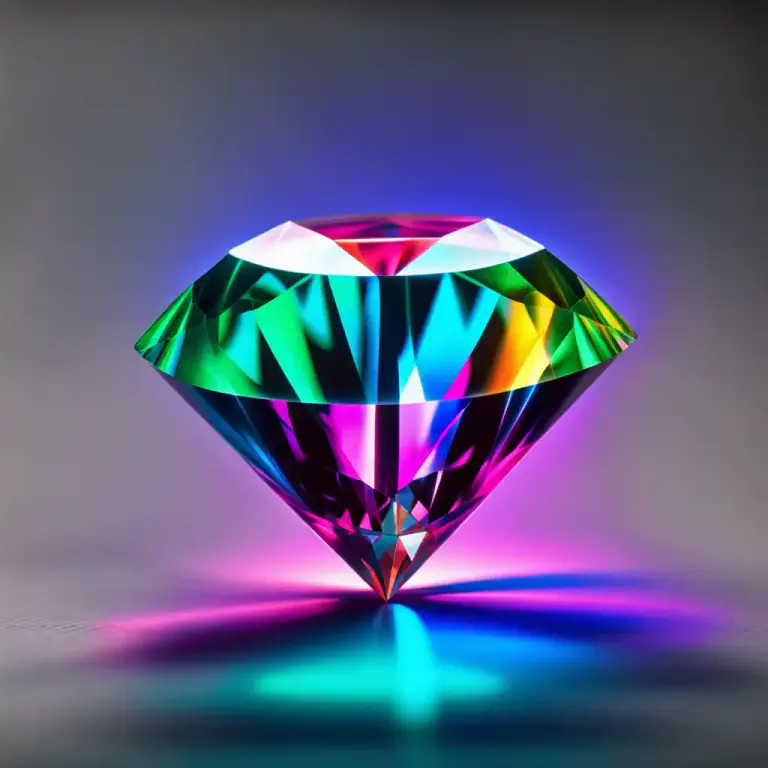 Visual representation of "fluorescence" - A bright coloured glowing seen in certain substances due to the absorption of radiant energy.