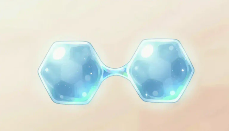 Visual representation of "disaccharide" - A type of carbohydrate formed from two sugar molecules (monosaccharides) linked together.
