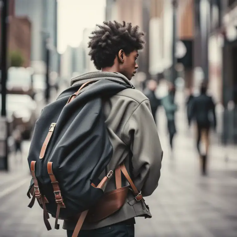 Visual representation of "walk the streets" - To roam around aimlessly because of being homeless