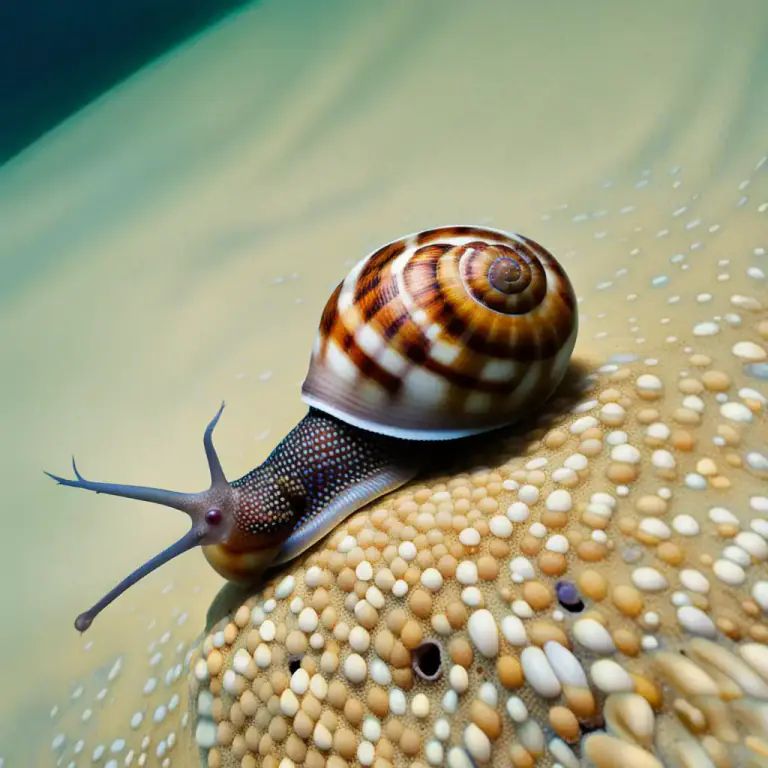 Visual representation of "draughtboard" - It is a species of sea snail. It's shell has a checkered pattern, hence the name.
