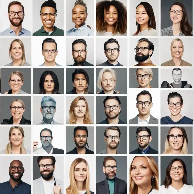 Visual representation of "who’s who" - A book, list, or website providing information about people who are famous or important in a particular field or community.