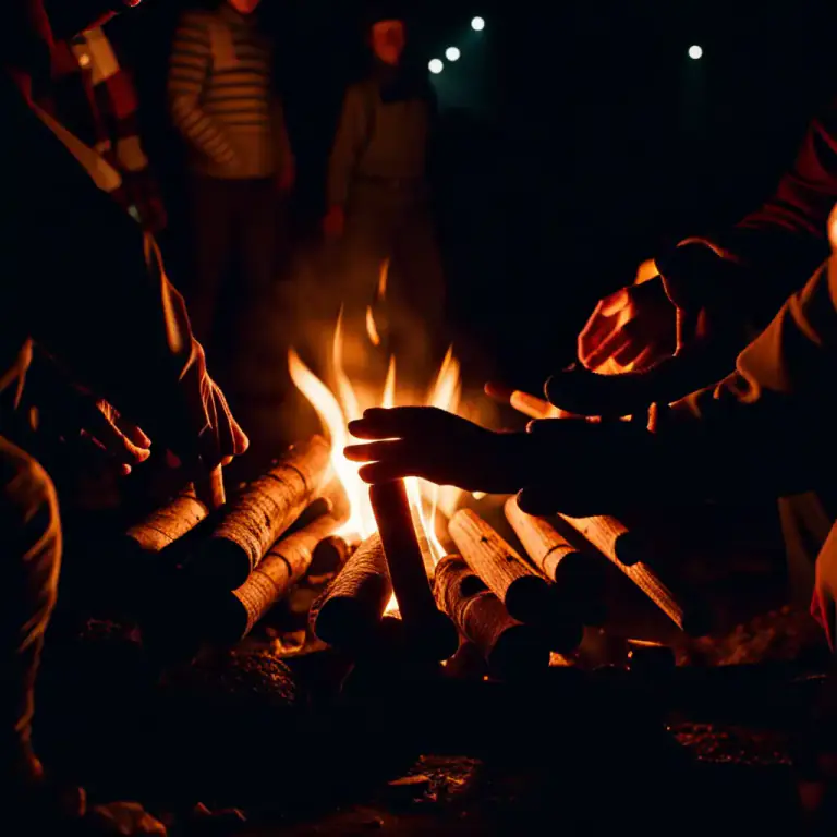 Visual representation of "rekindle" - To relight a fire