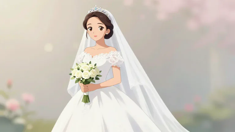 Visual representation of "bridal" - Related to a bride or a wedding.