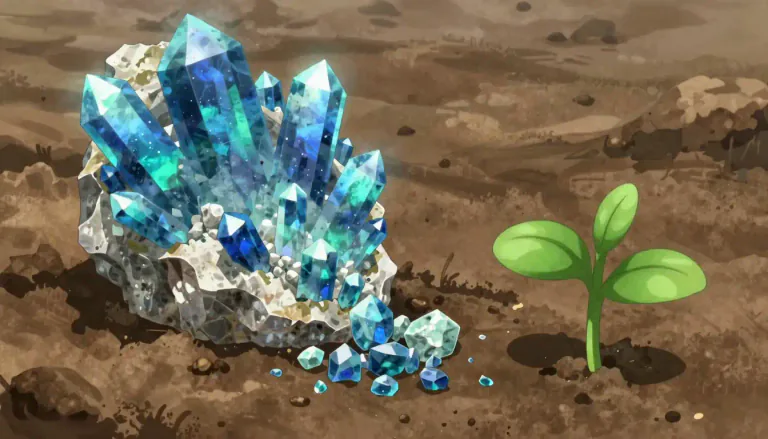 Visual representation of "apatite" - Apatite is a group of phosphate minerals that are an important source of phosphorus.