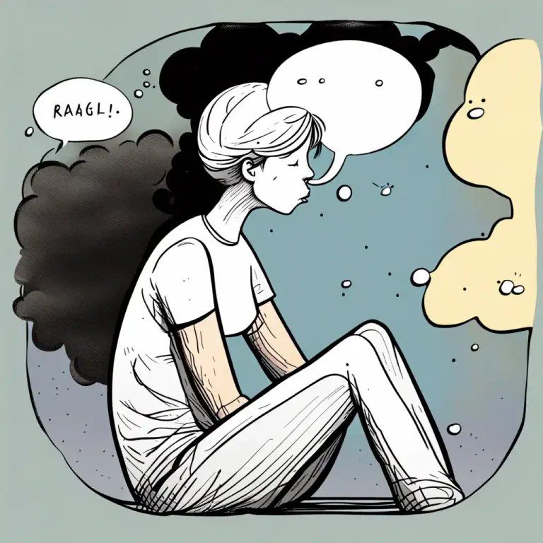 Visual representation of "calm down" - To relax or stop being angry or upset