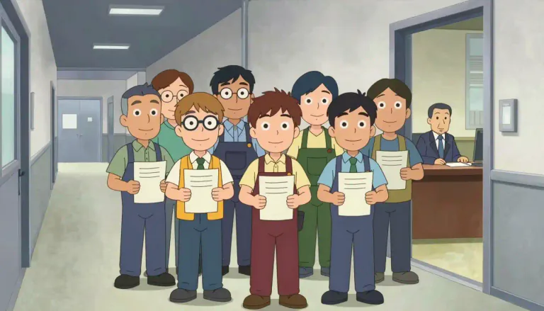Visual representation of "deputation" - A group of people appointed to officially represent others