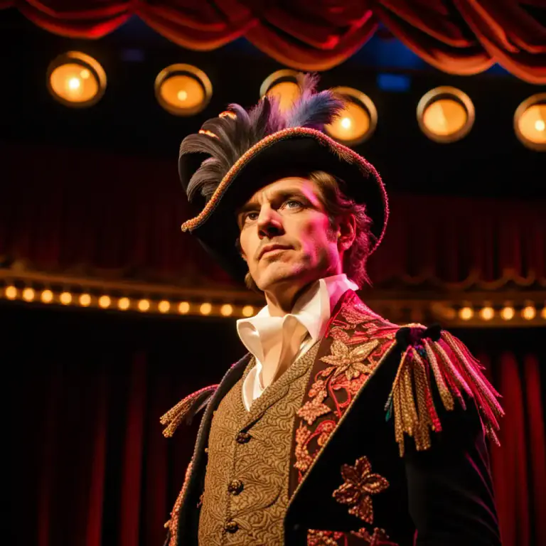 Visual representation of "histrionic" - An actor, especially one in theatre
