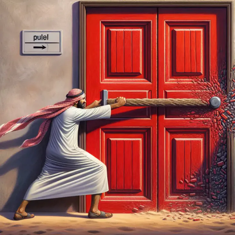 Visual representation of "wrong" - In a wrong way; incorrectly.