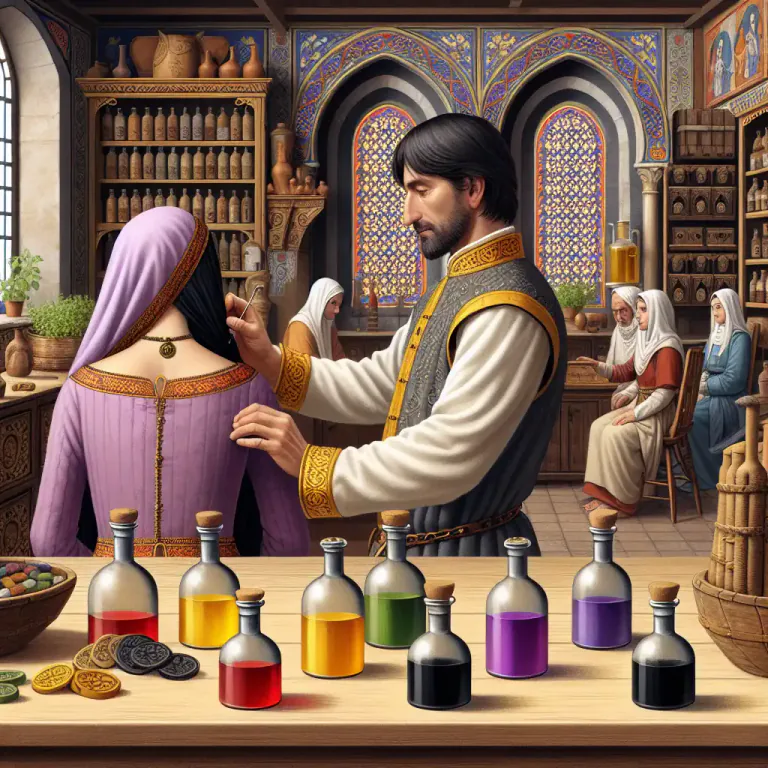 Visual representation of "humour" - In medieval times, one of the four fluids in the human body that were thought to determine a person's health and character