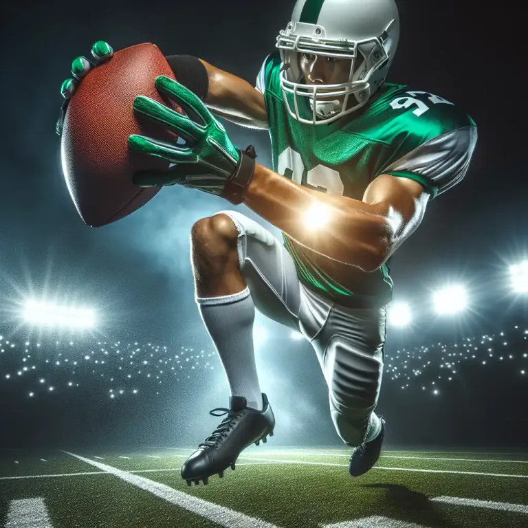 Visual representation of "fumble" - In sports, to drop the ball