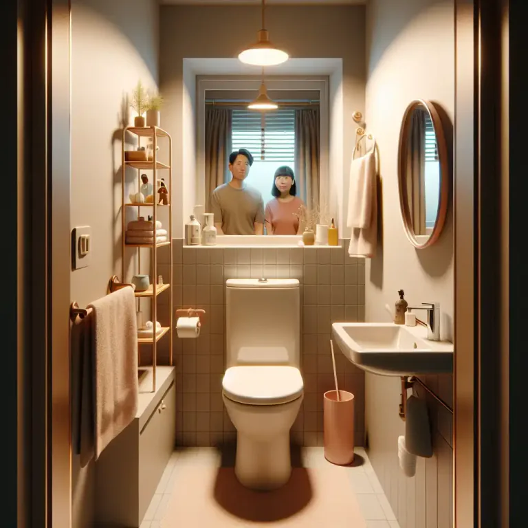 Visual representation of "closet" - A toilet in a private home