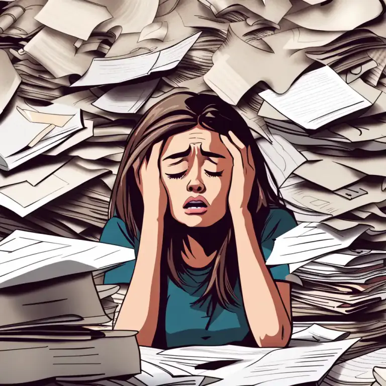 Visual representation of "be/go out of your mind" - To become extremely upset or to lose control of your emotions.