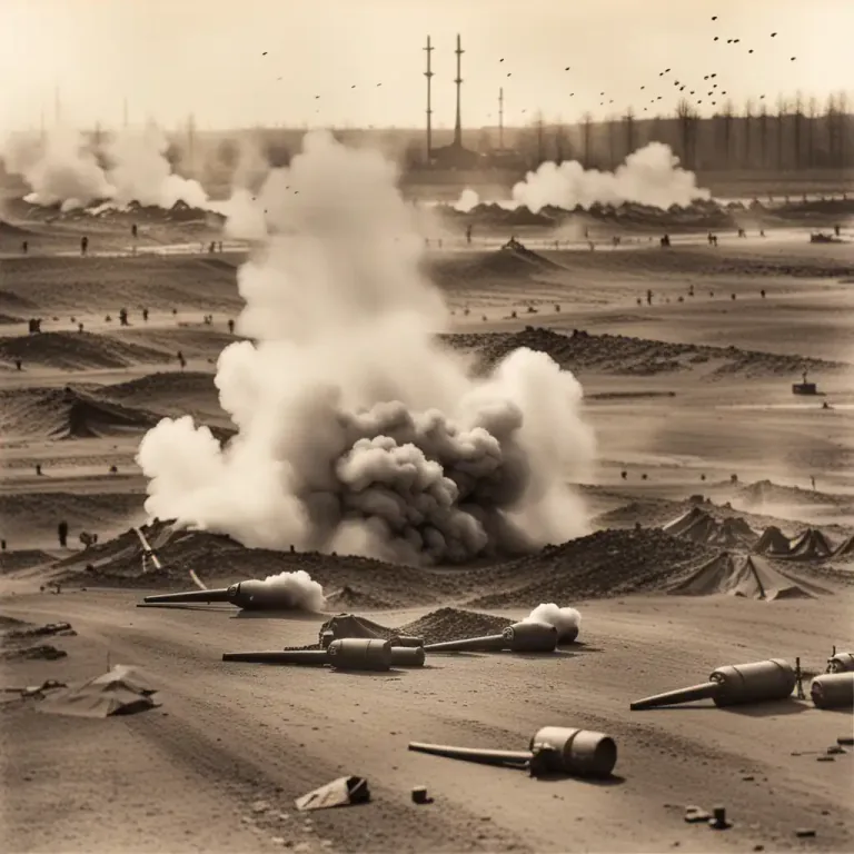 Visual representation of "detonate" - To explode or blow up by itself.