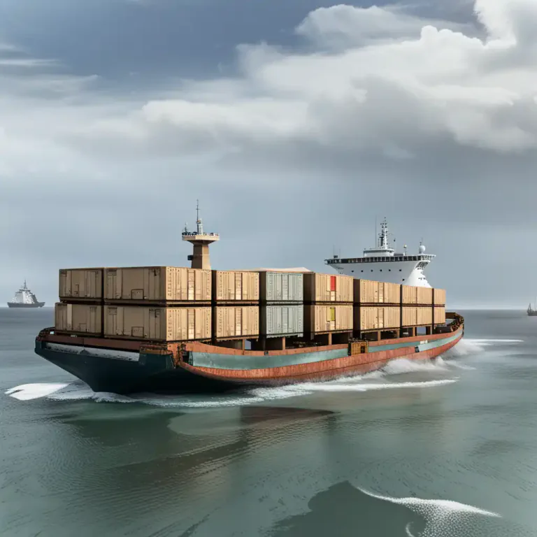 Visual representation of "lighter" - A type of boat used for carrying cargo or goods from a ship to the shore.
