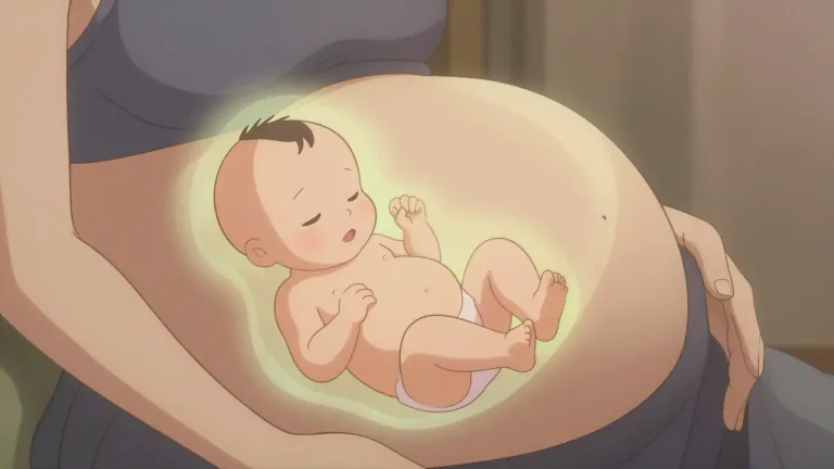 Visual representation of "prenatal" - Related to the time before birth