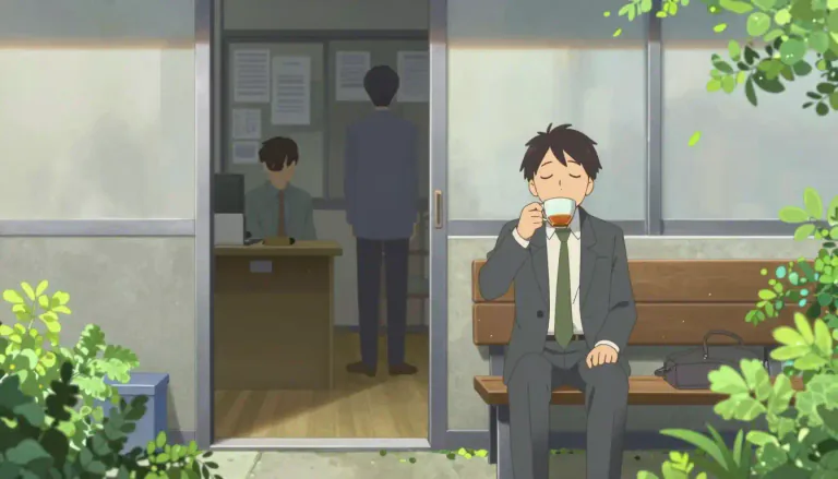 Visual representation of "respite" - A short break or pause from something difficult or unpleasant