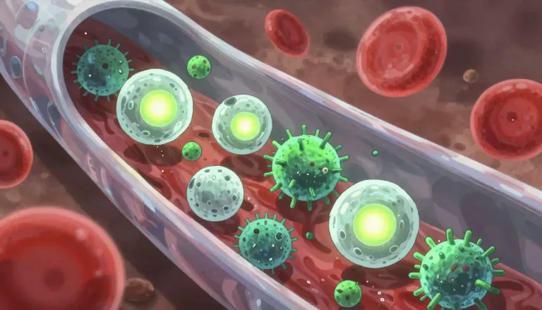 Visual representation of "leucocyte" - A leucocyte is a type of white blood cell that is part of the immune system and helps the body fight infections.