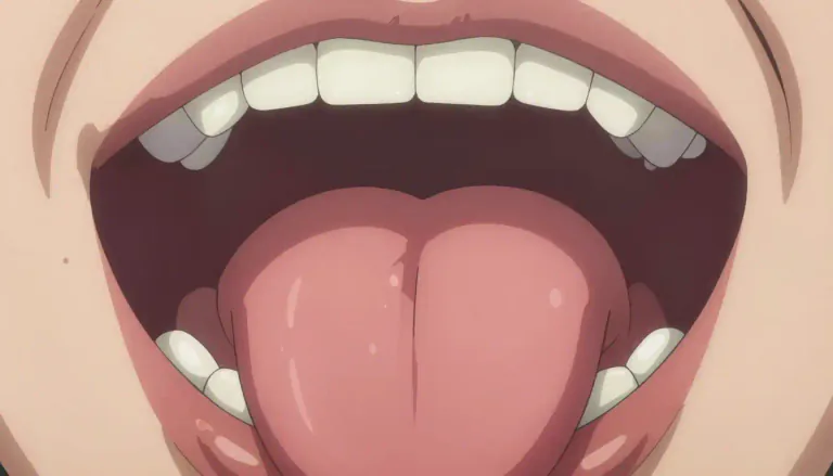 Visual representation of "tongue" - The fleshy, movable, muscular part inside the mouth.