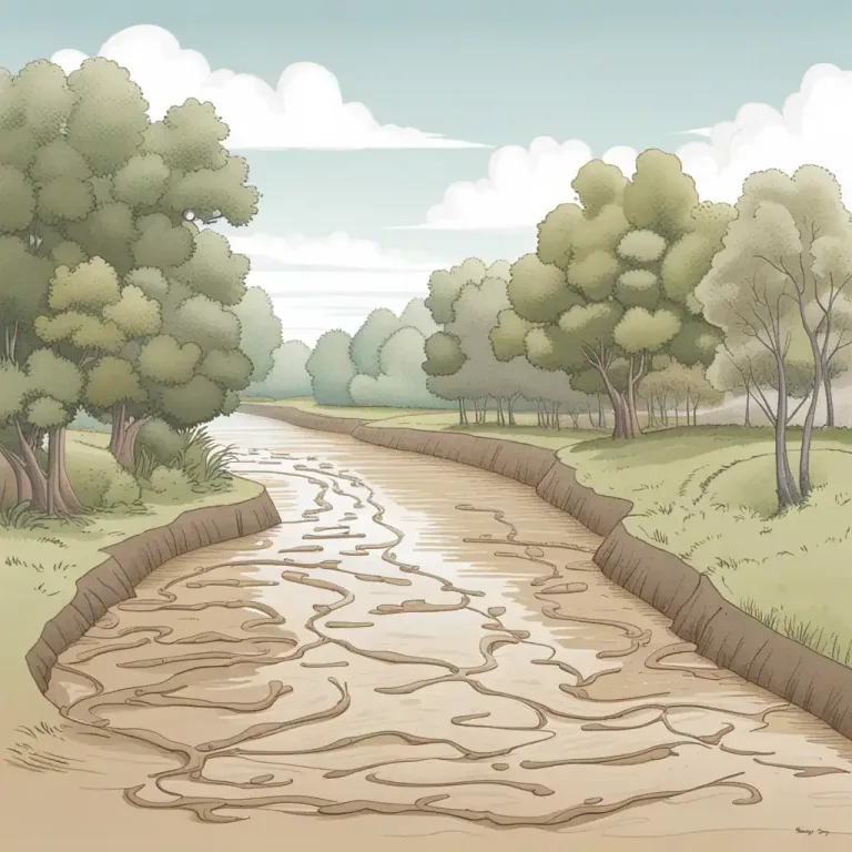 Visual representation of "silt" - To become filled or blocked with silt.