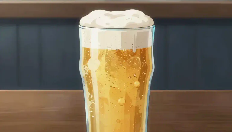 Visual representation of "lager" - A type of beer that is fermented and conditioned at low temperatures.