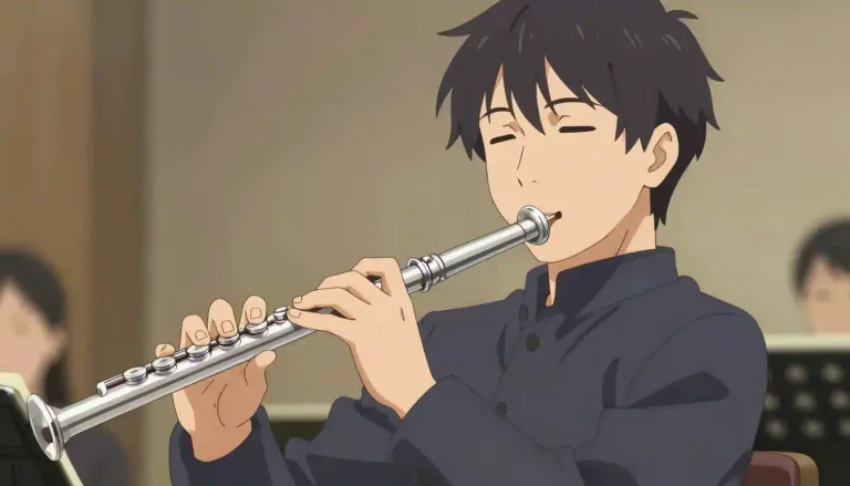 Visual representation of "flutist" - A person who plays the flute