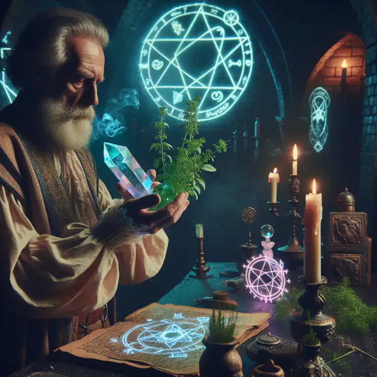 Visual representation of "obi" - In sorcery and divination: a representation of magical force, identified with certain natural objects