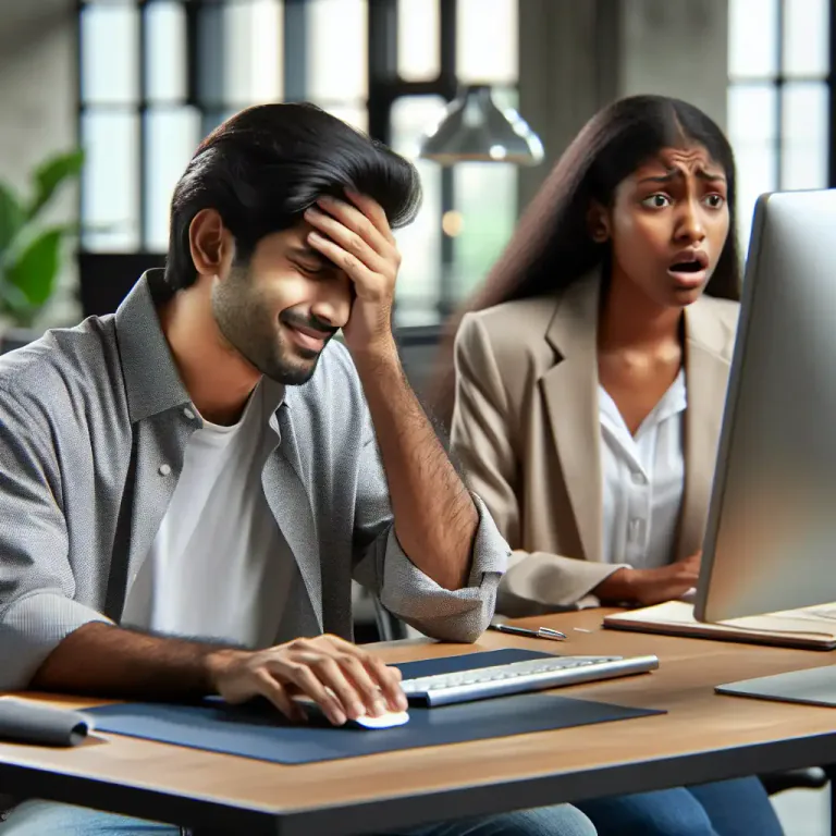 Visual representation of "goof" - To make a mistake or blunder.