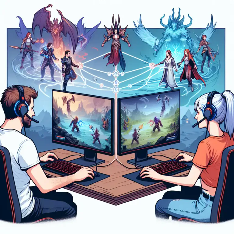 Visual representation of "matchmaking" - In the context of video games, connecting players together for online play sessions