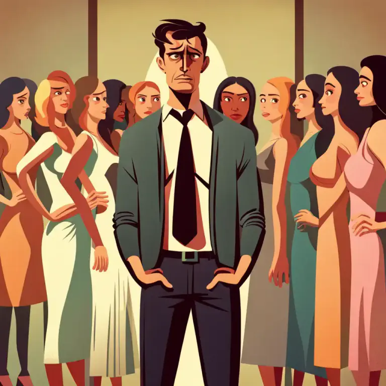Visual representation of "the opposite sex" - The gender that is not the same as the one being referred to or considered. If you are a man, the opposite sex is women. If you are a woman, the opposite sex is men.