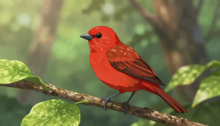 Visual representation of "tanager" - A small to medium-sized brightly colored bird belonging to the family Thraupidae, native to the Americas.