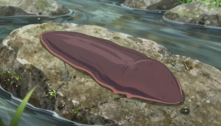 Visual representation of "flatworm" - A type of worm that has a soft body and is usually very thin and flat.