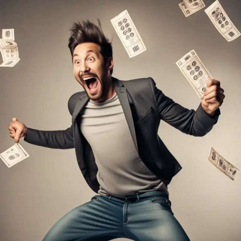 Visual representation of "carry on" - To act in a foolish or excited manner.