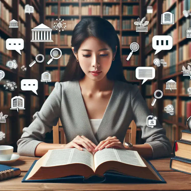 Visual representation of "lexical" - Connected to the words or vocabulary items in a dictionary or a lexicon