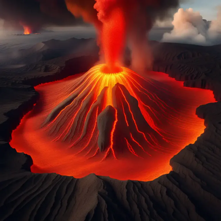 Visual representation of "geothermal" - Of or relating to the heat in the interior of the earth