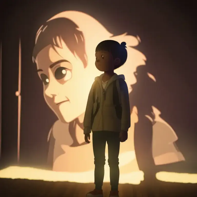 Visual representation of "flashback" - In film, TV, or literature, a scene set in a time earlier than the main story