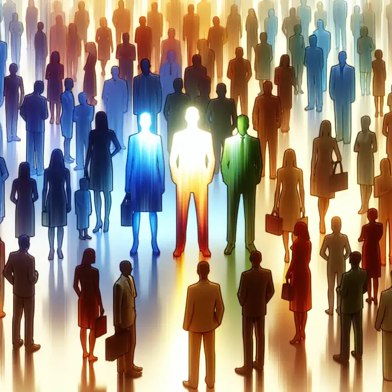 Visual representation of "many" - A large number of people or things
