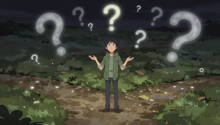 Visual representation of "aporia" - A state of puzzlement or confusion, often for philosophical or rhetorical questioning.